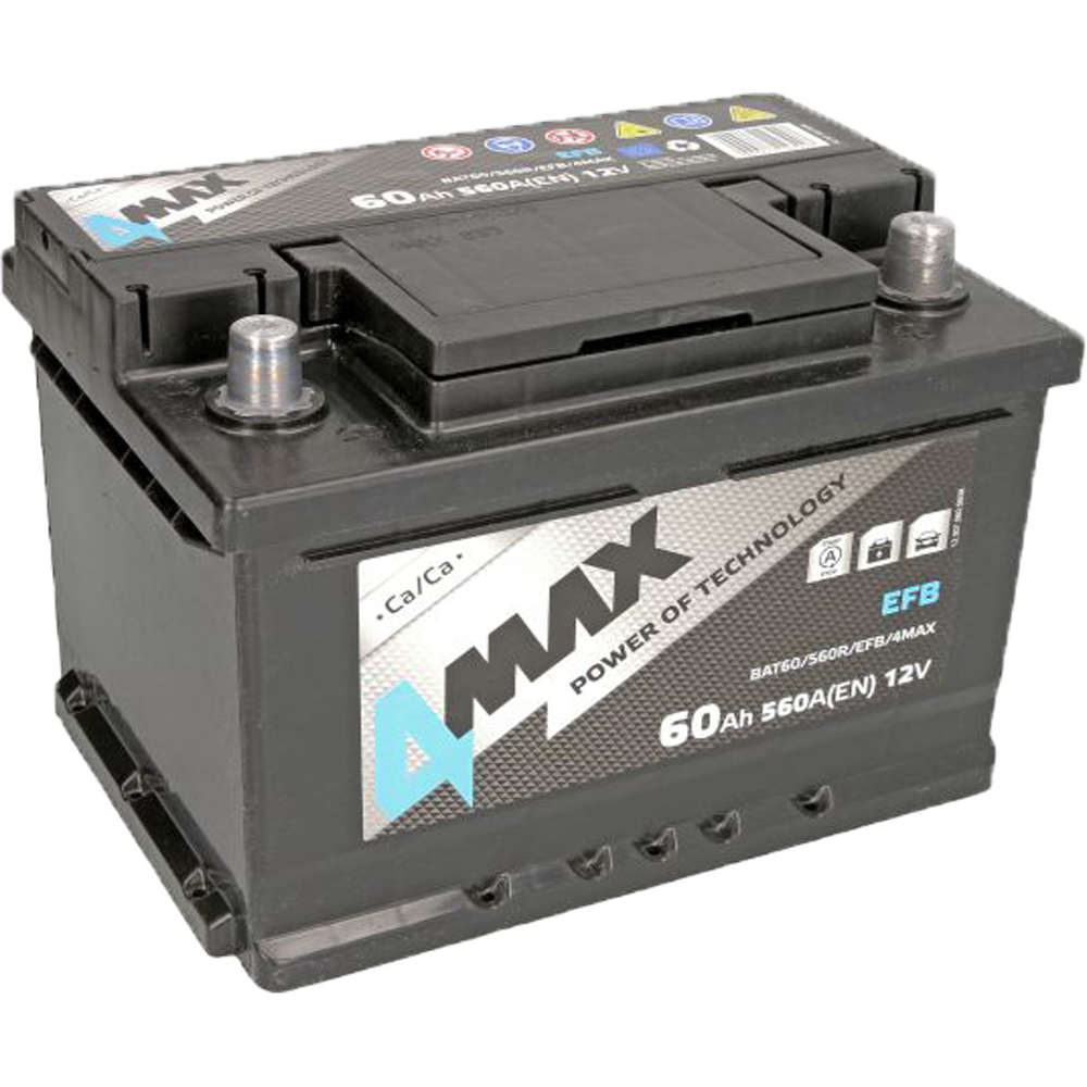 Akumulator 4MAX 12V 60Ah/560A EFB Start&Stop