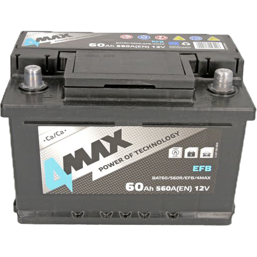 Akumulator 4MAX 12V 60Ah/560A EFB Start&Stop