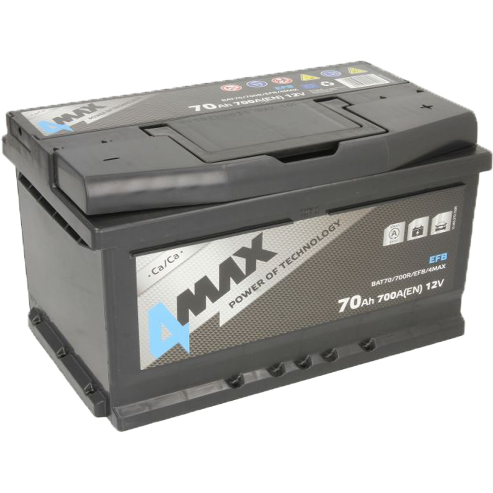 Akumulator 4MAX 12V 70Ah/700A EFB Start&Stop