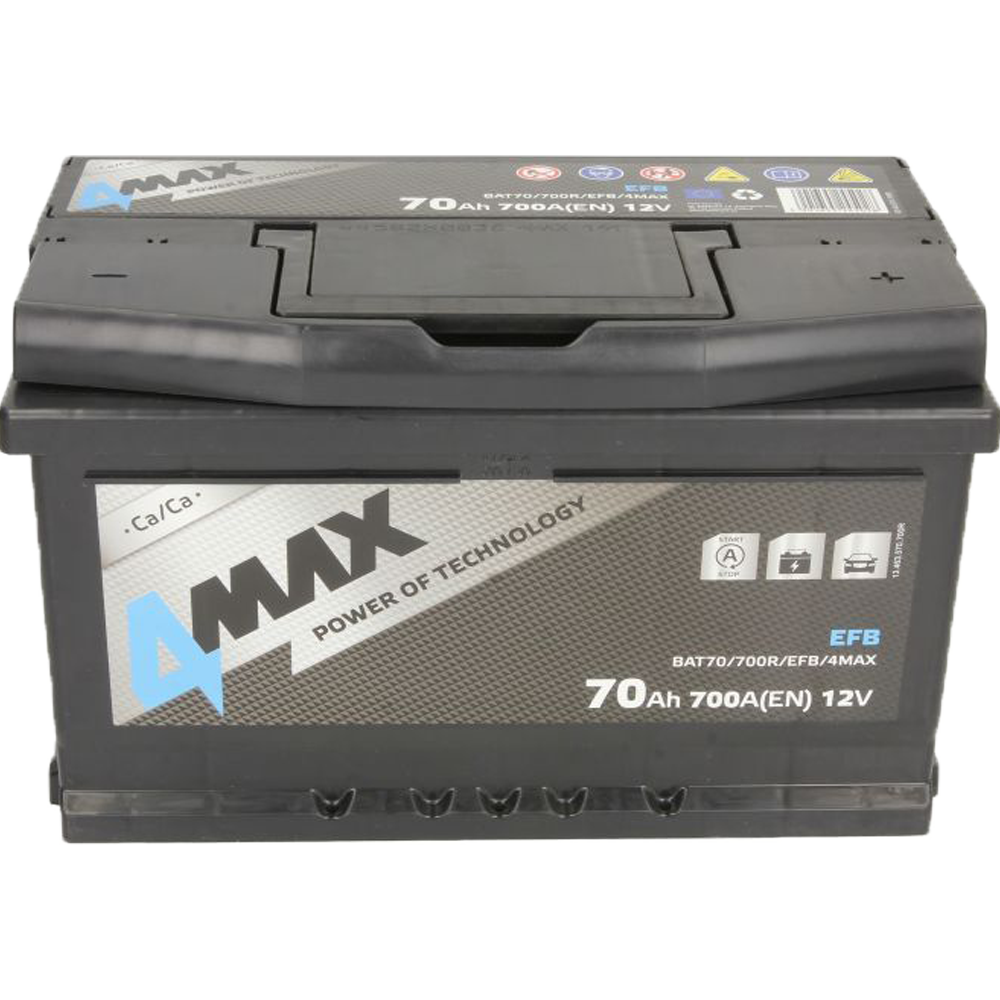 Akumulator 4MAX 12V 70Ah/700A EFB Start&Stop