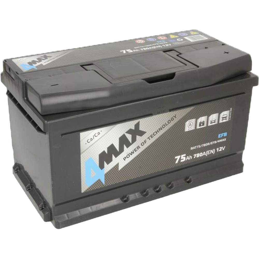 Akumulator 4MAX 12V 75Ah/780A EFB Start&Stop