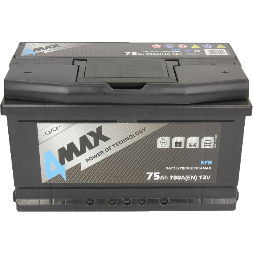 Akumulator 4MAX 12V 75Ah/780A EFB Start&Stop