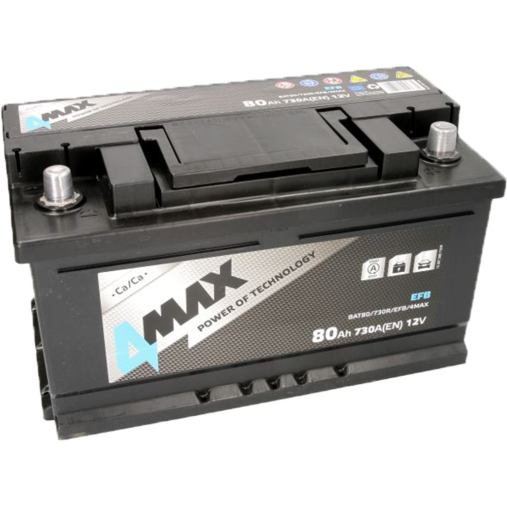 Akumulator 4MAX 12V 80Ah/730A EFB Start&Stop