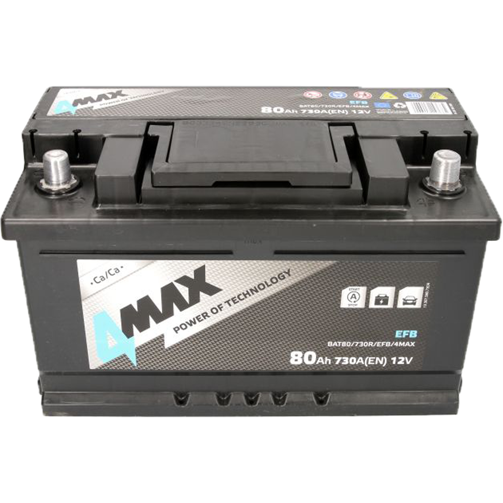 Akumulator 4MAX 12V 80Ah/730A EFB Start&Stop