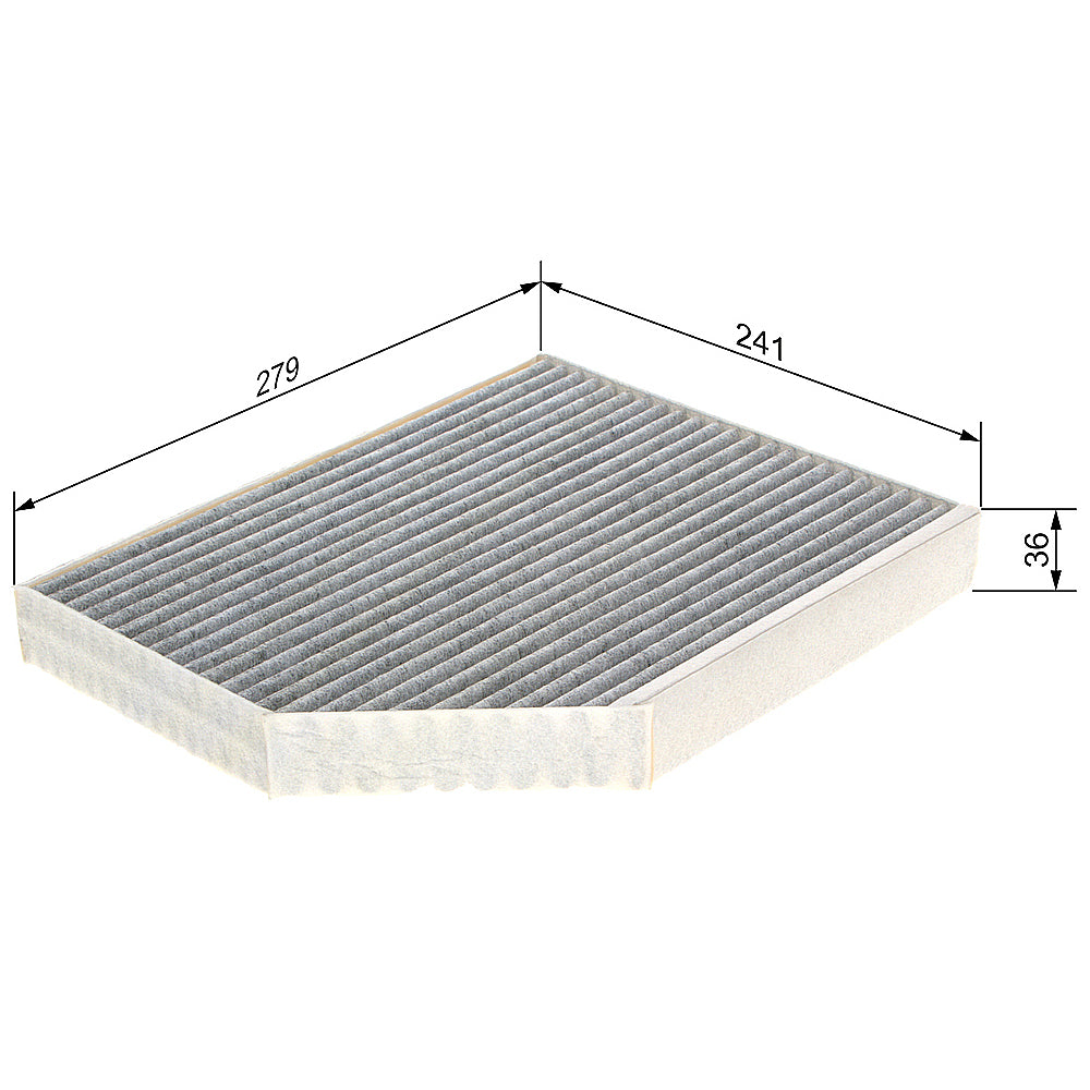 Filter kabine-klime BOSCH (sa aktivnim ugljenom) - 1 987 432 369