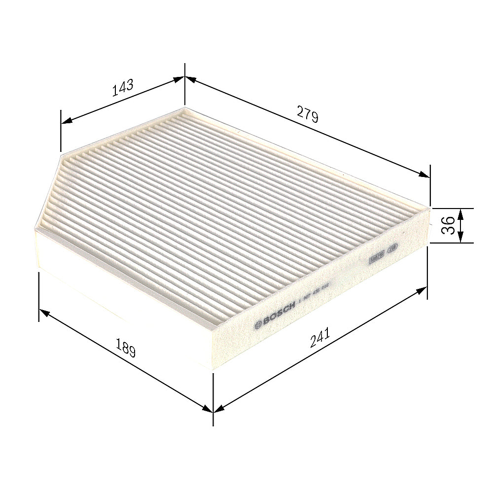 Filter kabine-klime BOSCH - 1 987 435 016