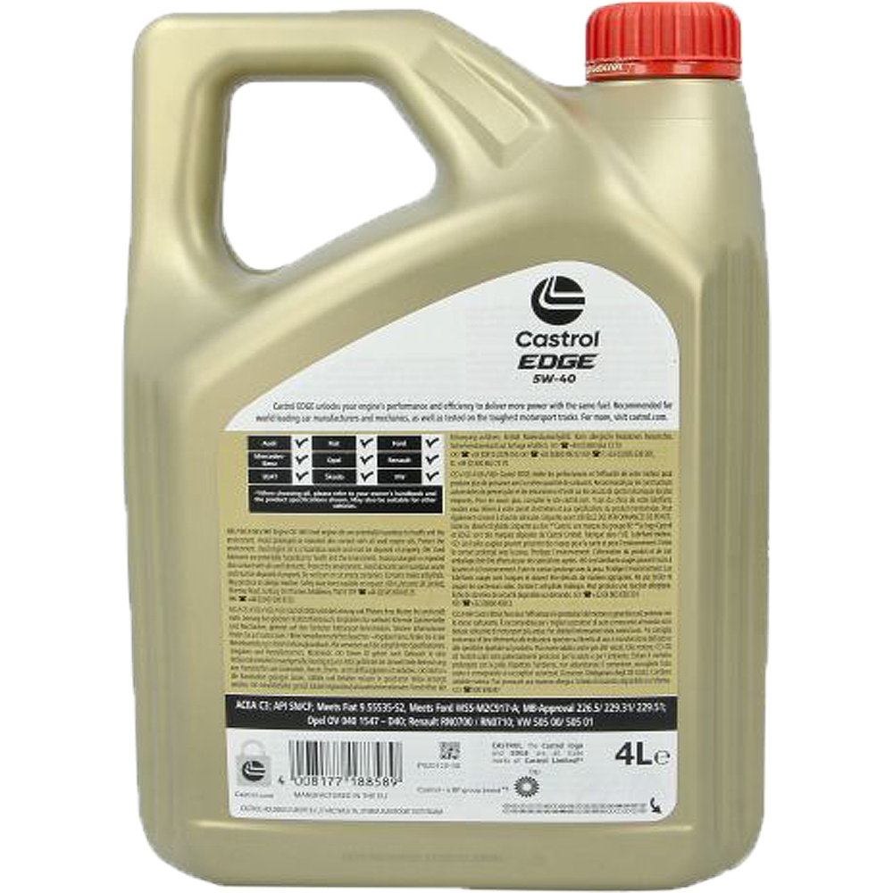 CASTROL EDGE 5W40 4L