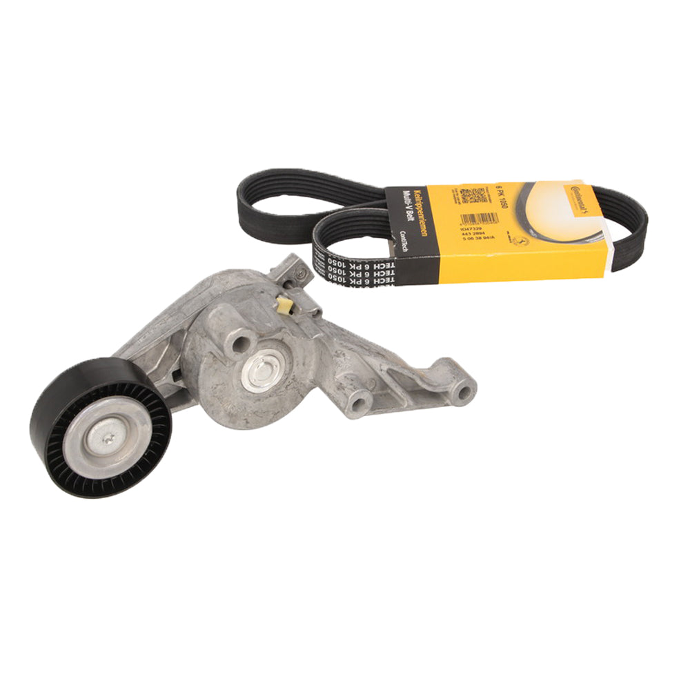 Garnitura klinastog rebrastog kaiša CONTINENTAL - Golf 5 1.9 TDI, BLS, BLX, BKC