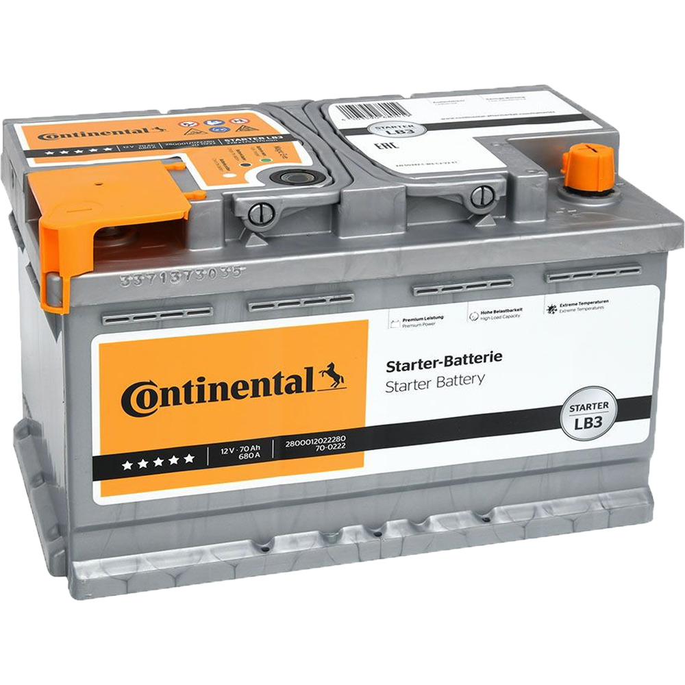 Akumulator CONTINENTAL 12V 70Ah/680A