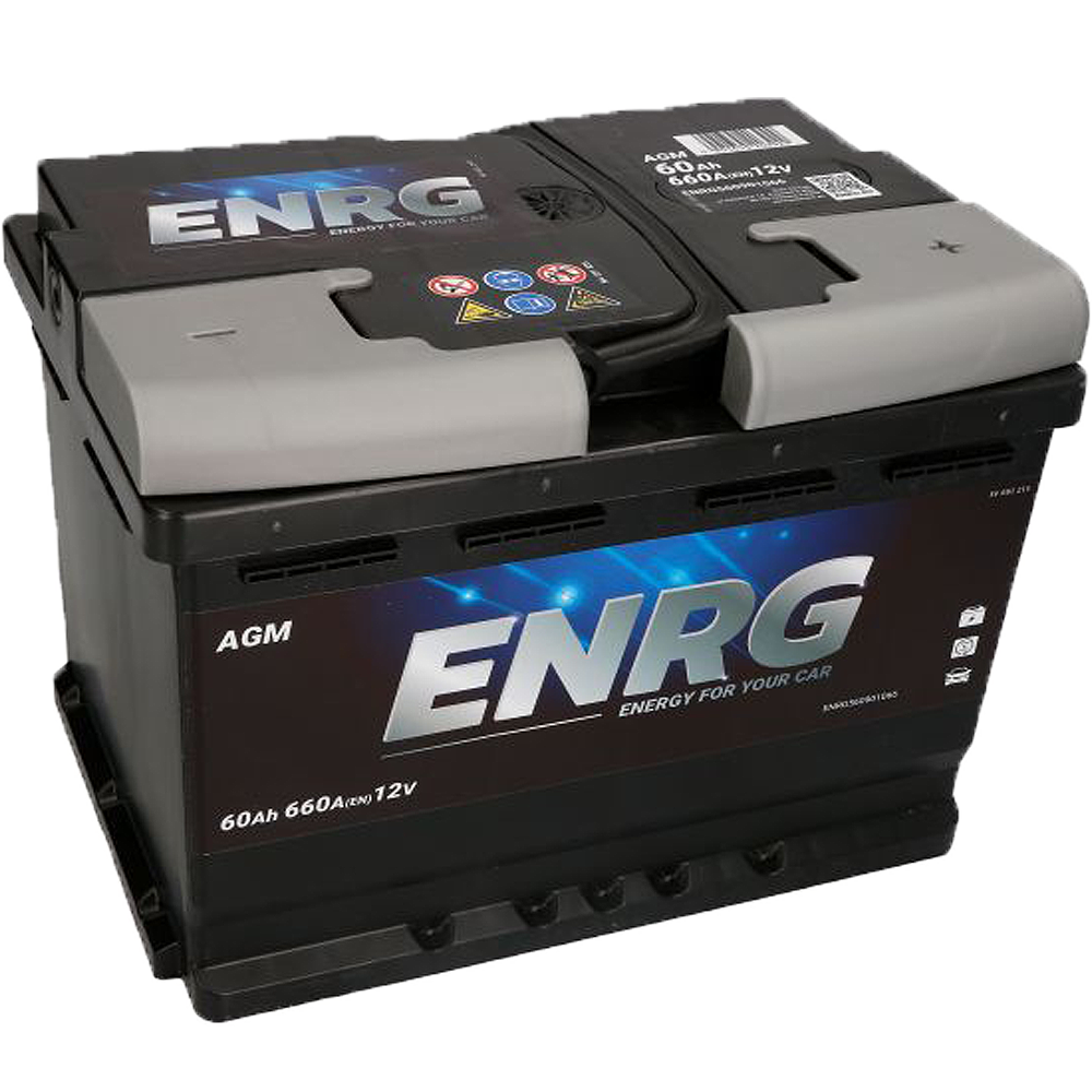 Akumulator ENRG 12V 60Ah/660A AGM Start&Stop