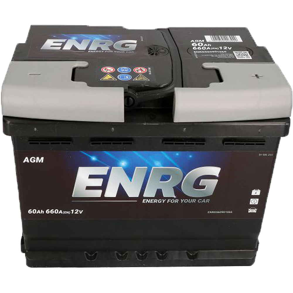 Akumulator ENRG 12V 60Ah/660A AGM Start&Stop