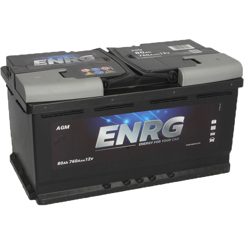 Akumulator ENRG 12V 80Ah/760A AGM Start&Stop