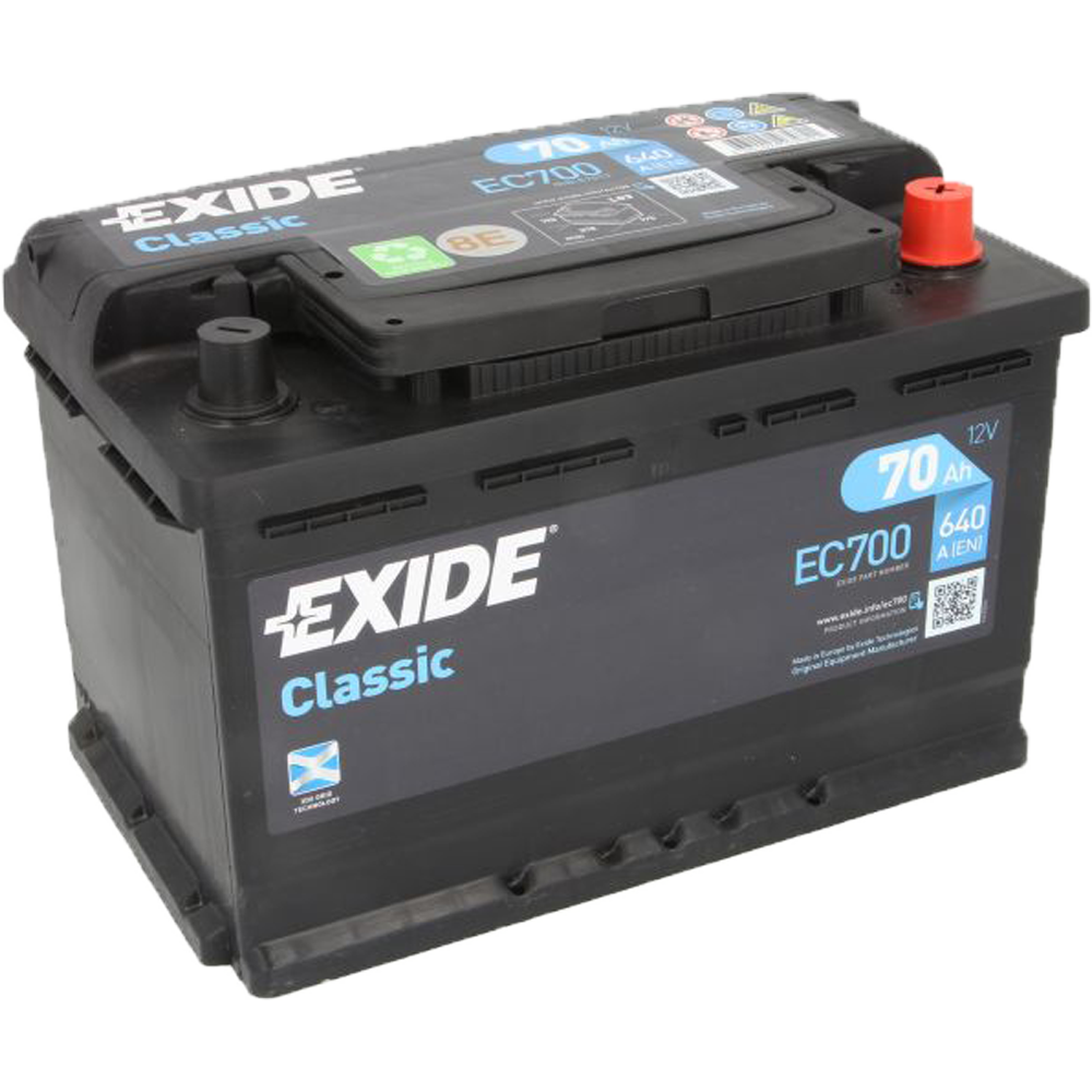 Akumulator EXIDE 12V 70Ah/640A
