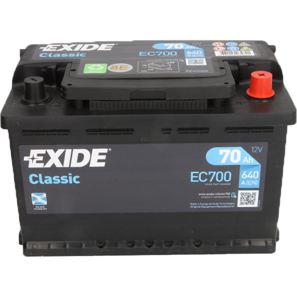 Akumulator EXIDE 12V 70Ah/640A