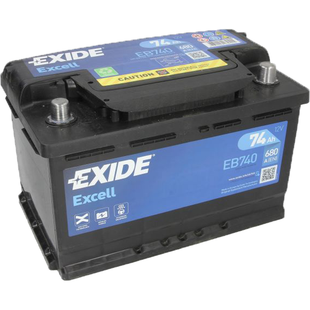 Akumulator EXIDE 12V 74Ah/680A