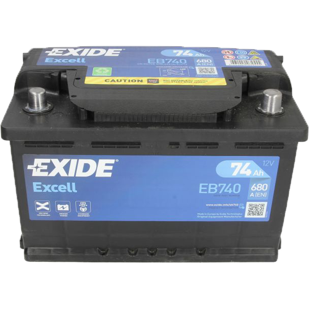 Akumulator EXIDE 12V 74Ah/680A