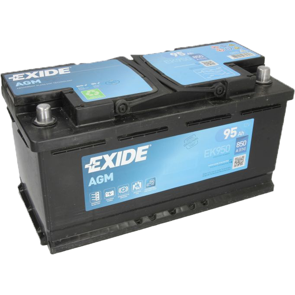 Akumulator EXIDE 12V 95Ah/850A AGM Start&Stop