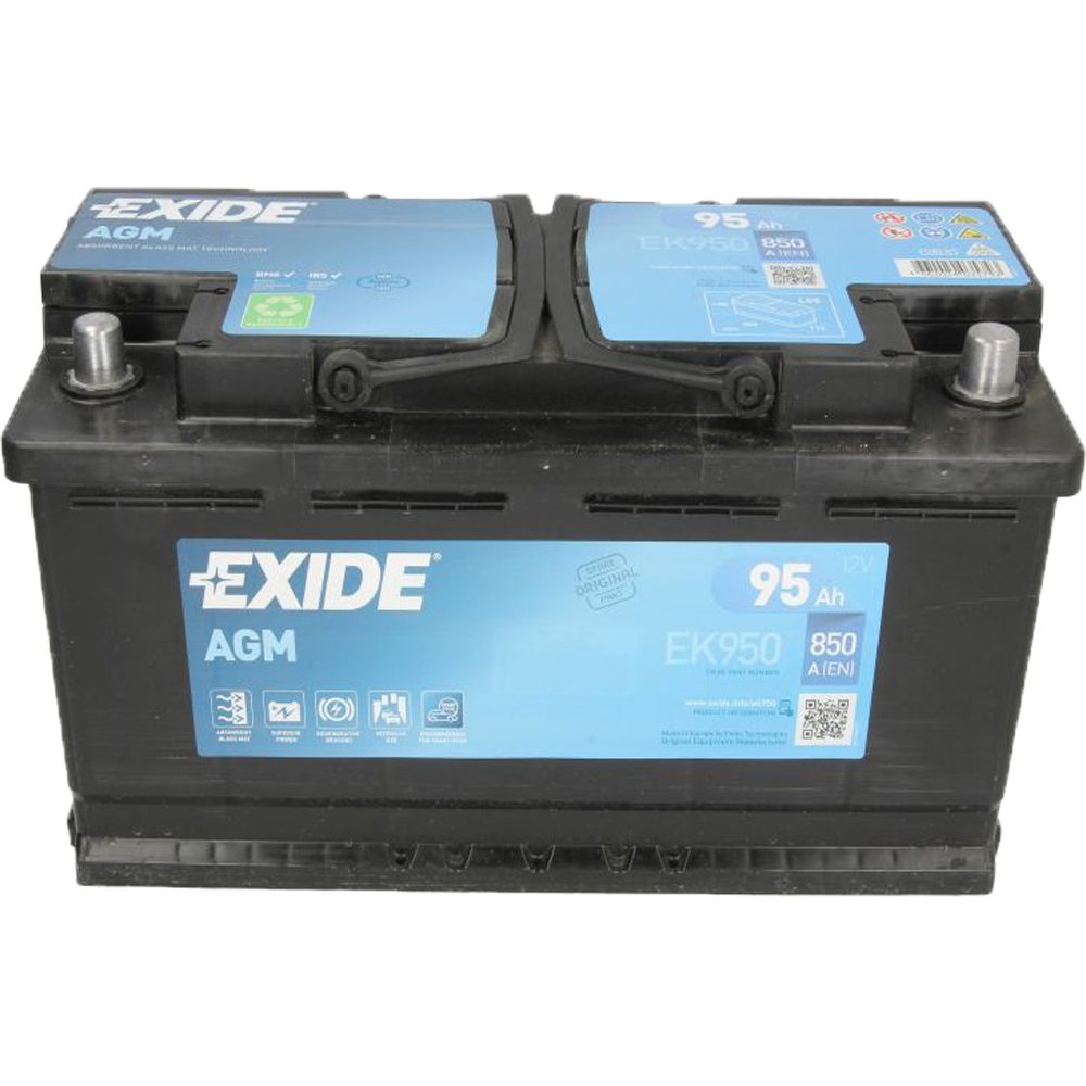 Akumulator EXIDE 12V 95Ah/850A AGM Start&Stop