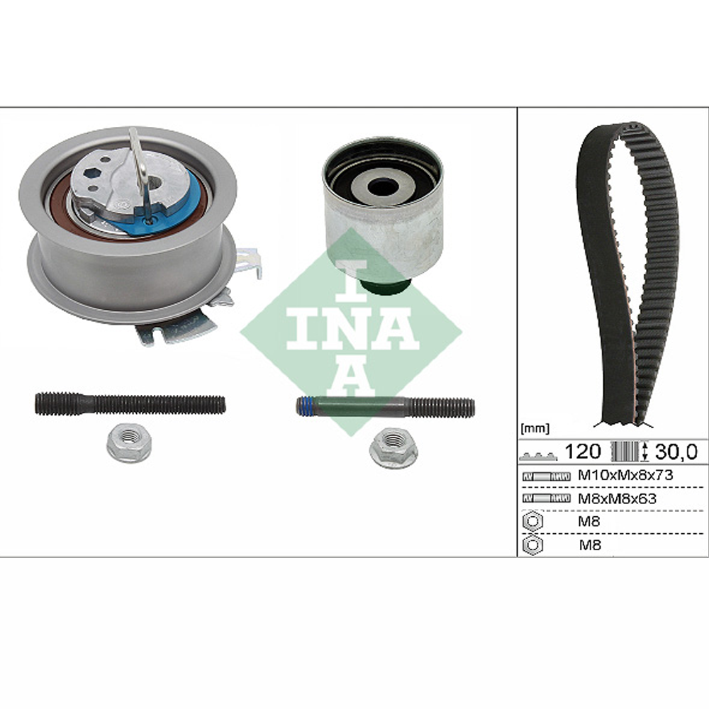 Komplet zupčastog kaiša INA - Golf 5 1.9 TDI BLS,BLX, BKC