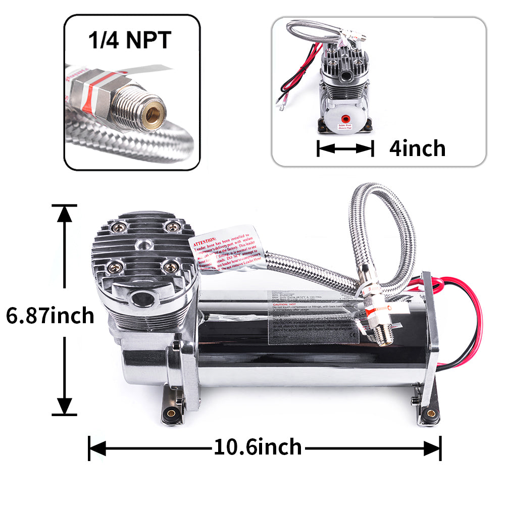 Kompresor airride 480C CHROME 12V - SFPair