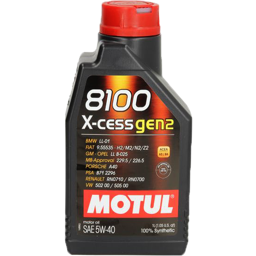 MOTUL 8100 X-CESS GEN2 5W40 1.0L i 4.0L