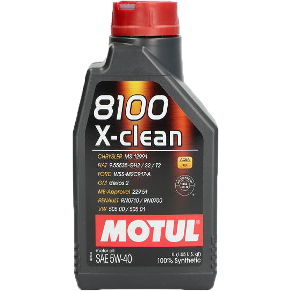 MOTUL 8100 X-CLEAN 5W40 C3 1.0L i 4.0L