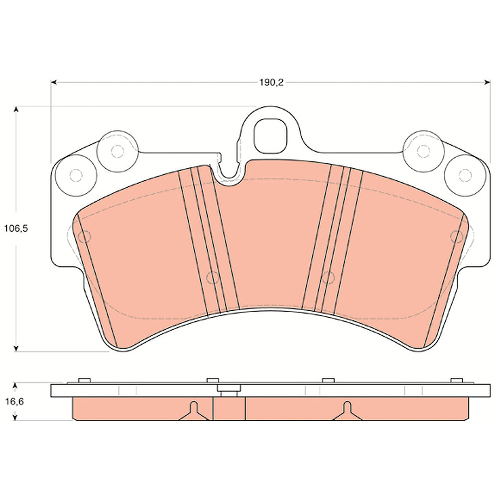 Kočione pločice TRW prednje - GDB1548