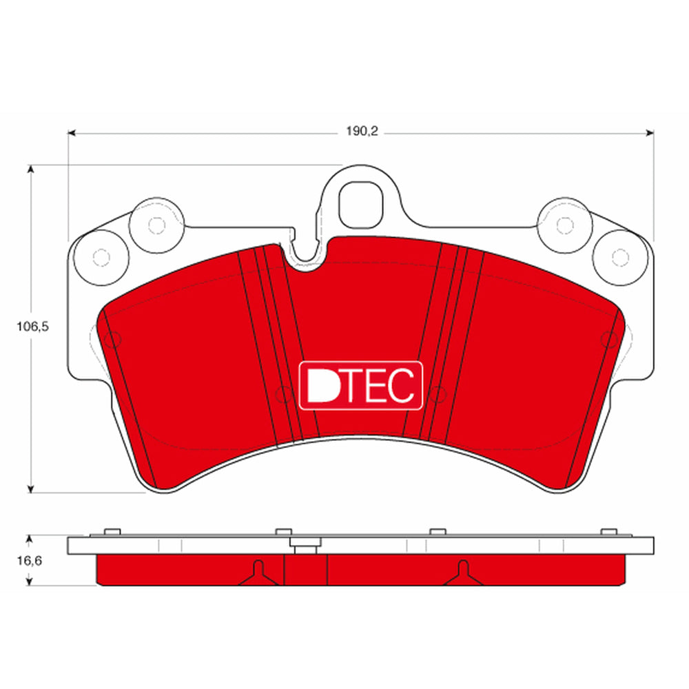 Kočione pločice TRW ceramic prednje (Brembo Z18)- GDB1548DTE