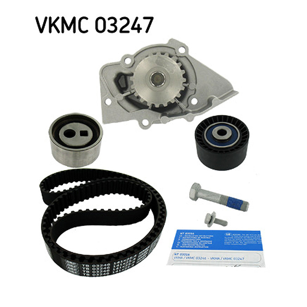 Set pumpa za vodu + komplet zupčastog kaiša SKF - VKMC 03247