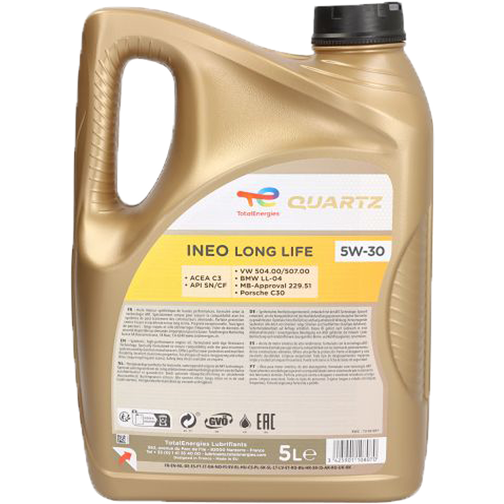 TOTAL QUARTZ INEO LL 5W30 1.0L i 5.0L
