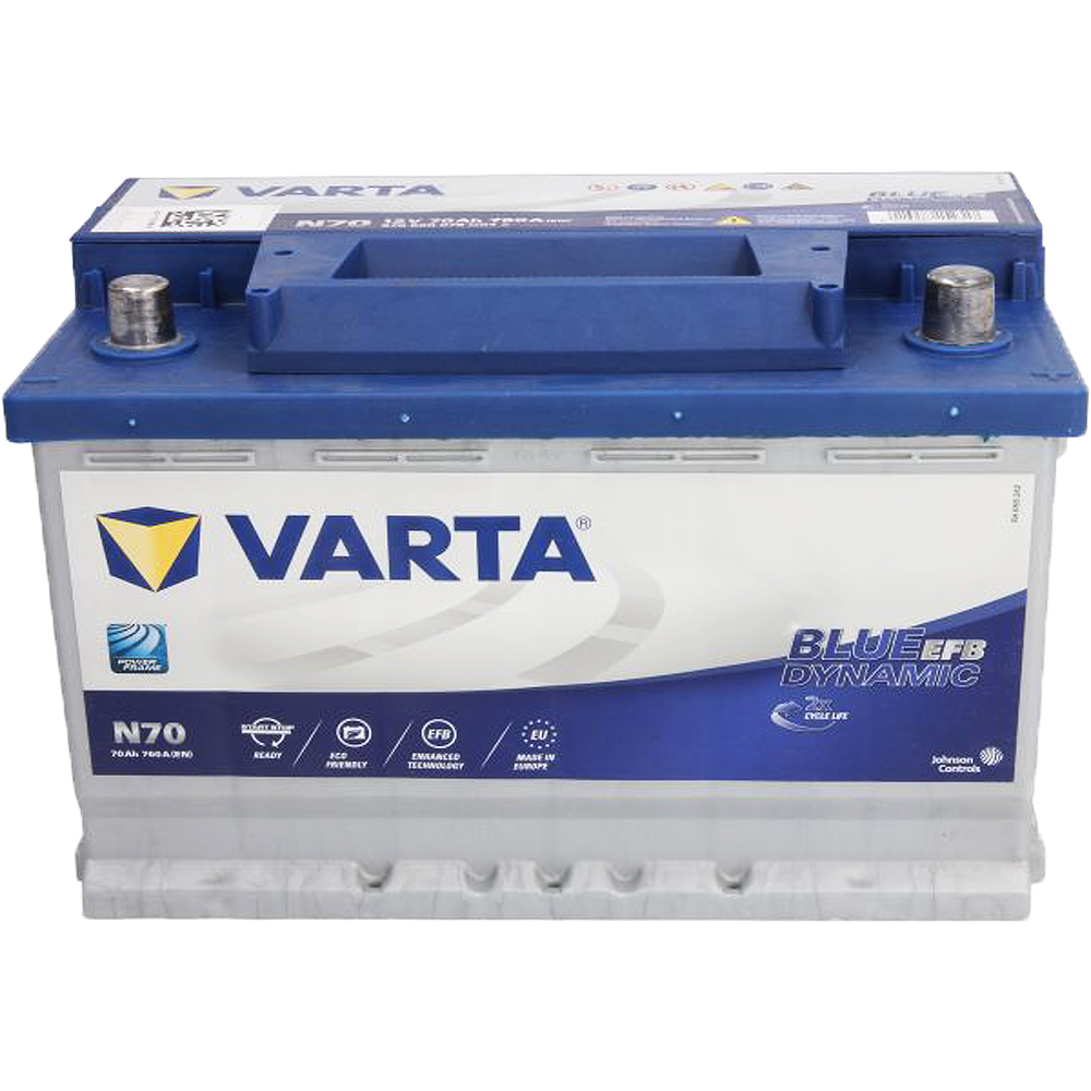 Akumulator VARTA BlueDynamic 12V 70Ah/760A EFB Start&Stop