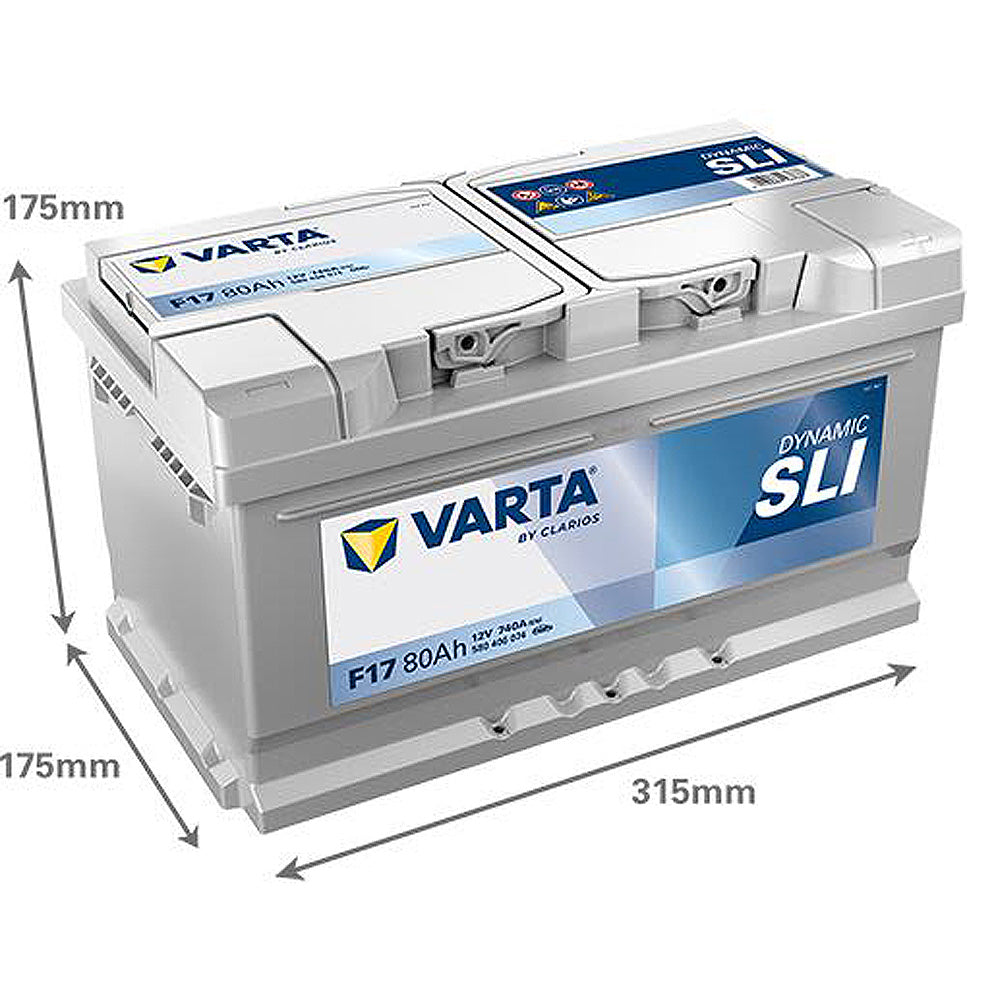 Akumulator VARTA Dynamic SLI (BlueDynamic) 12V 80Ah/740A
