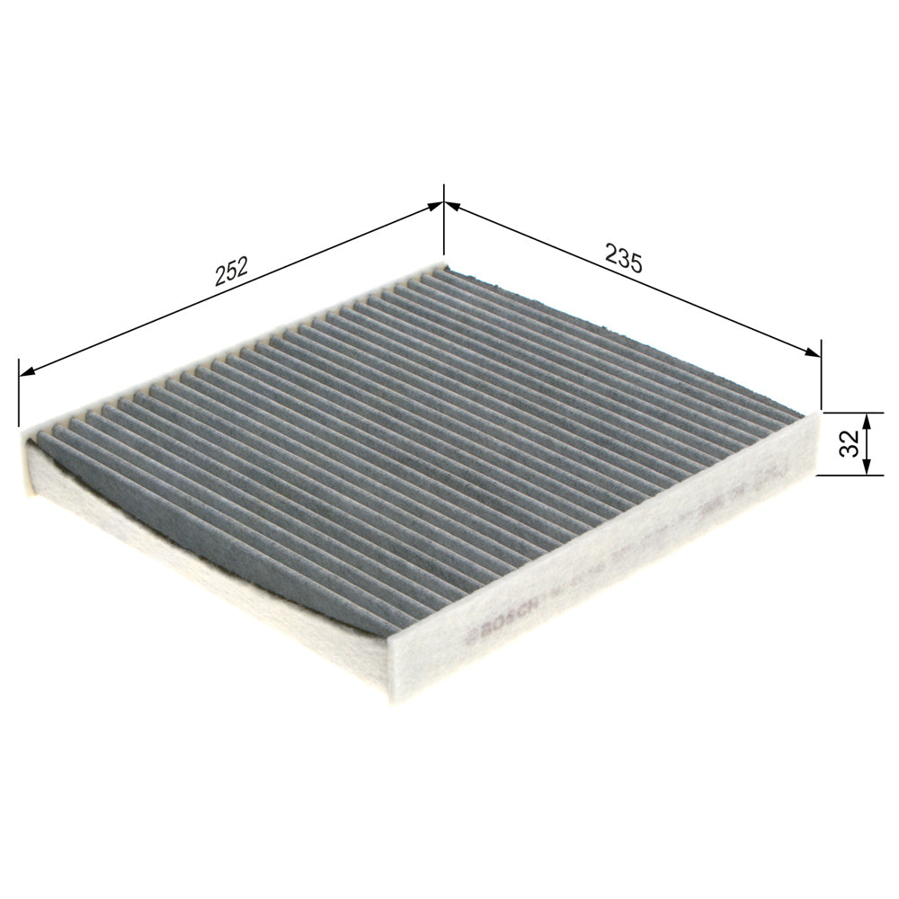 Filter kabine-klime BOSCH (sa aktivnim ugljenom) - 1 987 432 543