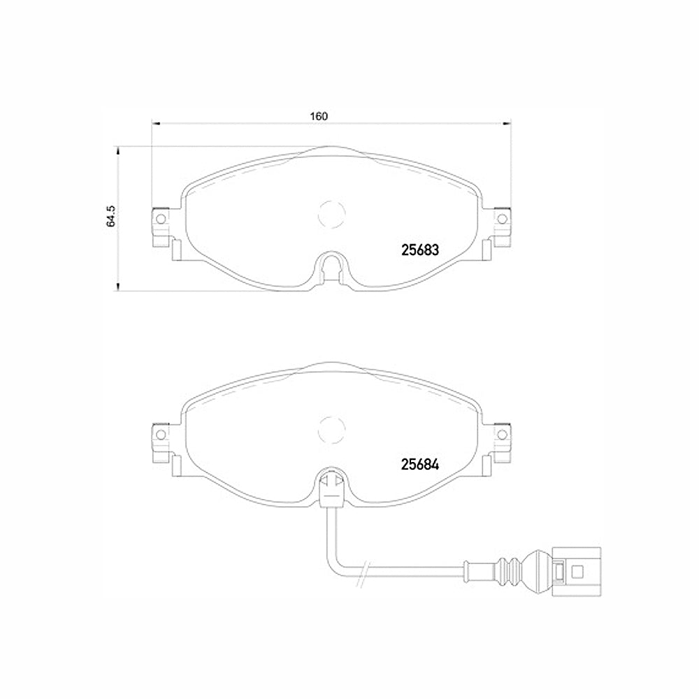 Kočione pločice BREMBO - P 85 126