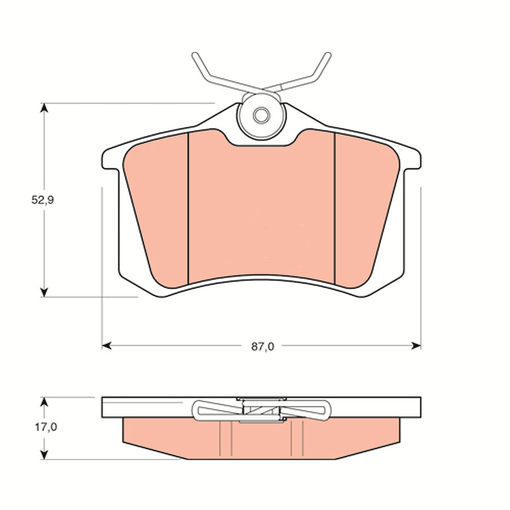 Kočione pločice TRW - GDB1330