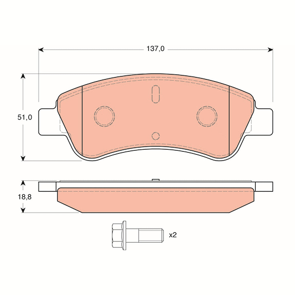 Kočione pločice TRW - GDB1463