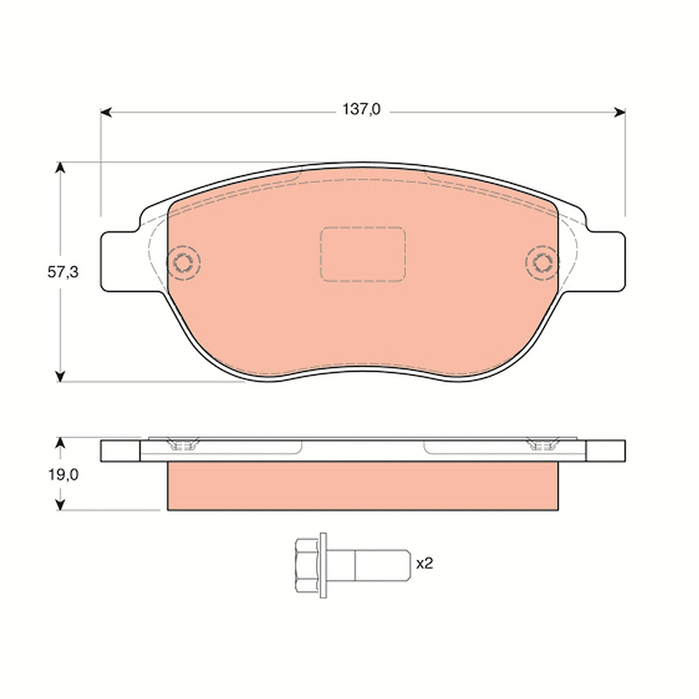 Kočione pločice TRW - GDB1464
