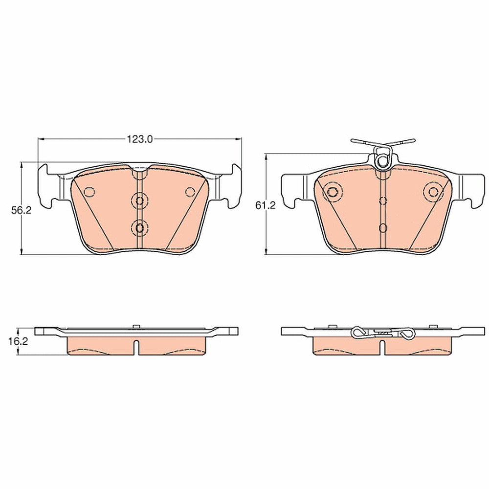 Kočione pločice TRW - GDB1957