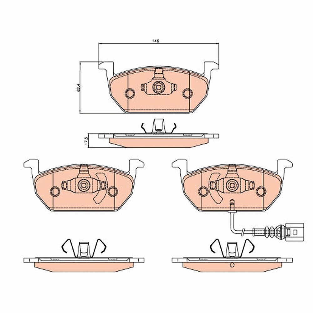 Kočione pločice TRW - GDB2080