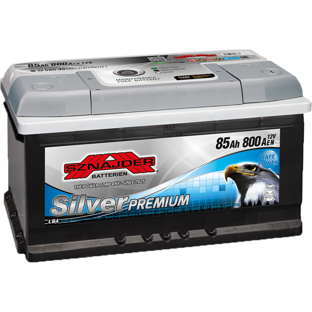Akumulator SZNAJDER 12V 85Ah/800A
